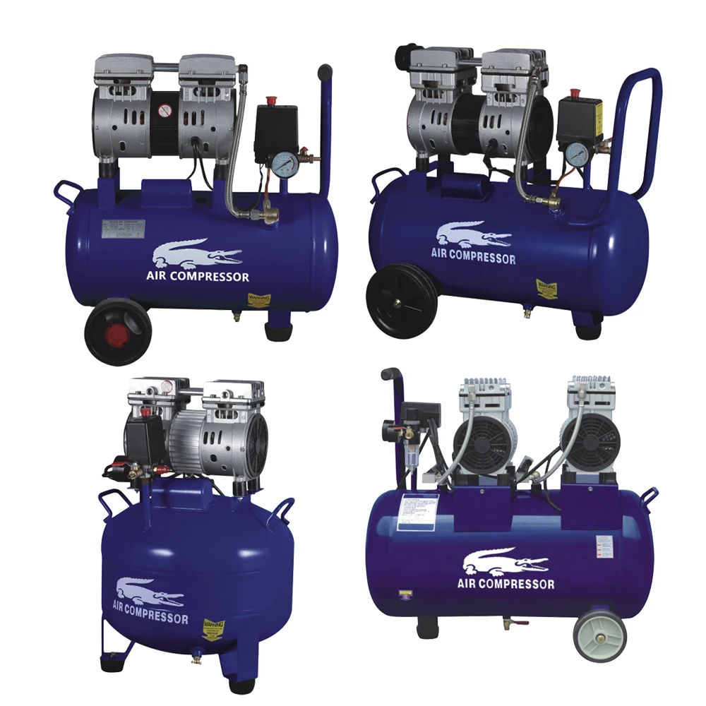 
 Медицинский стоматологический бесшумный безмасляный воздушный компрессор 1,5 л, 2 л.с., 18 л, 24 л  