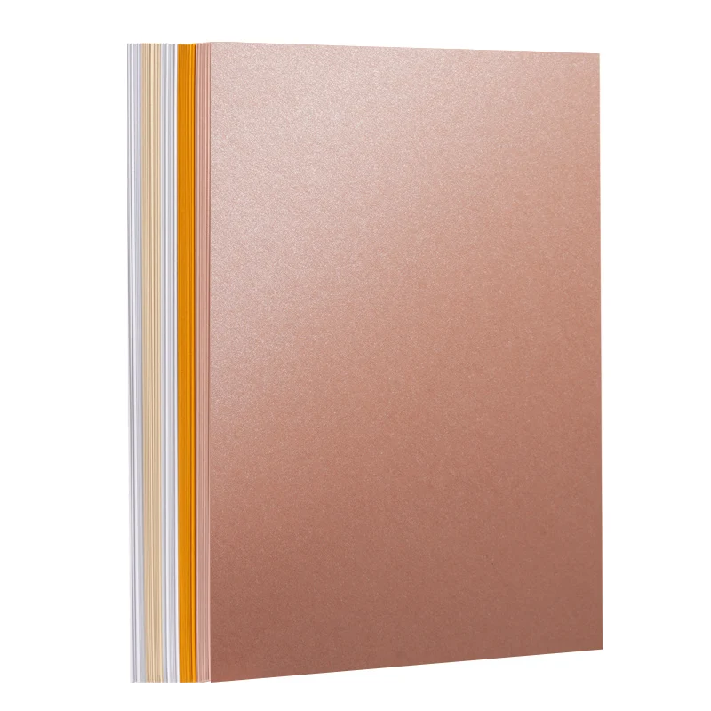 A3 A4 Assorted Color Pearl Card Paper Iridescent Wedding Invitation Card Wrapping Paper