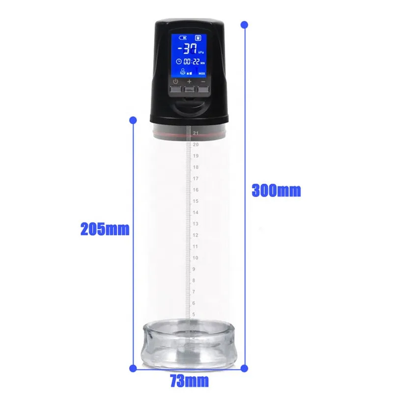 USB Rechargeable LED Automatic Electric Penis Vacuum Pump Male Penis Pump Enlargement Sex Toy for Men