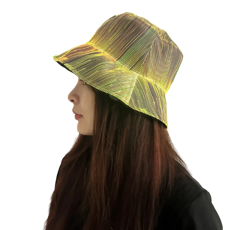 LED Rave Bucket Hat Light up Fisherman Cap 7 Colors Glow in the Dark Festive Gea Amazon.com: lumisonata LED Bucket Hat, Rave Bucket Hat 7  main image 2