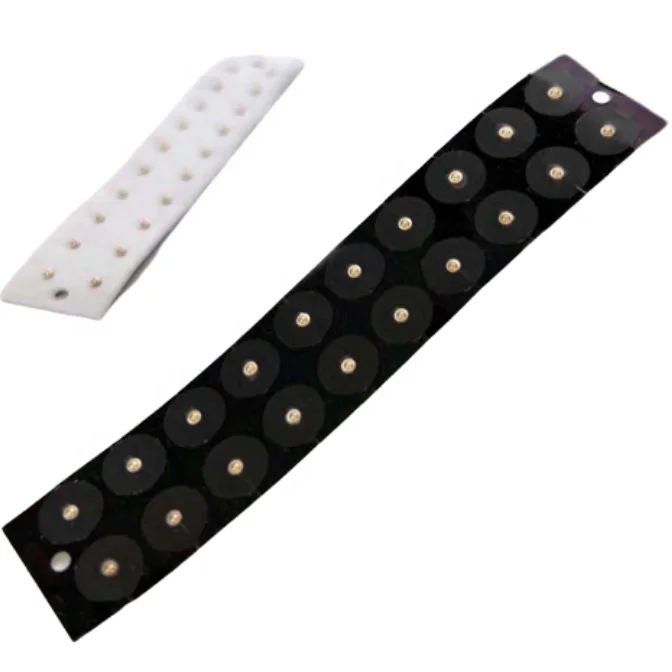 20 Pcs Auricular Point Sticker 24K Gold Ear Seeds for Ear Acupuncture With Clear Tape Paper Pack