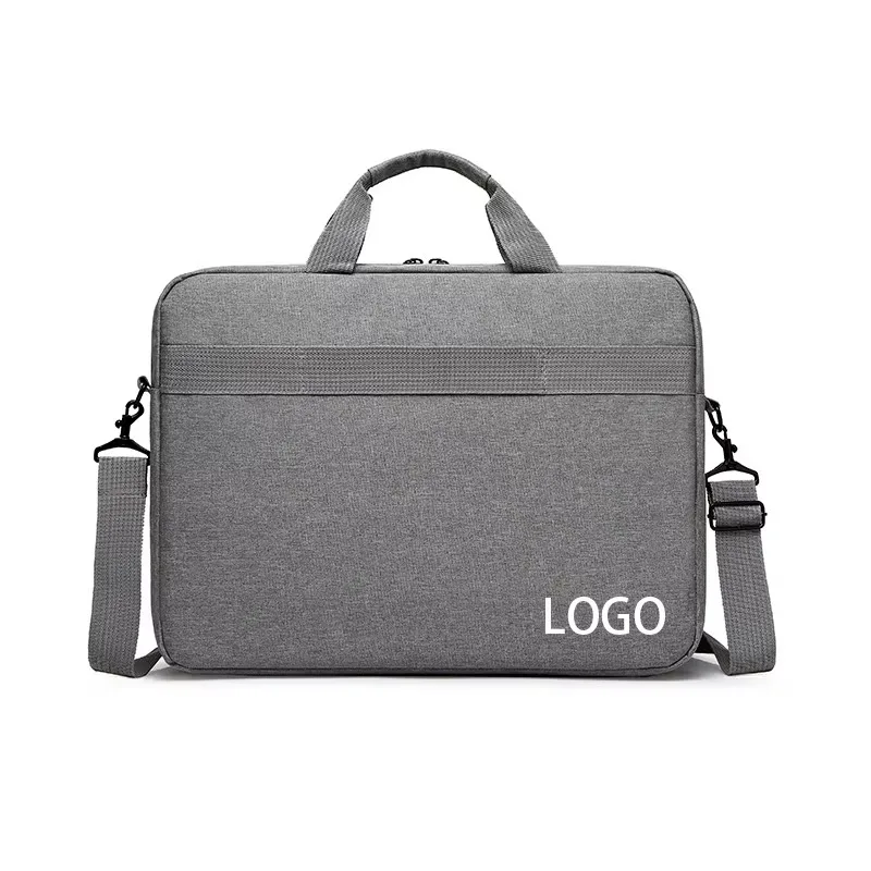 product laudtec large capacity laptop shoulder bag waterproof polyester case carrying daily use simple business bags custom logo dnb160-5