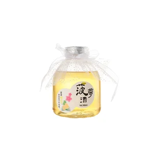 New Release Chinese Sweet Pineapple Wine Primary Ingredients Bottle Packaging Fruit Wine
