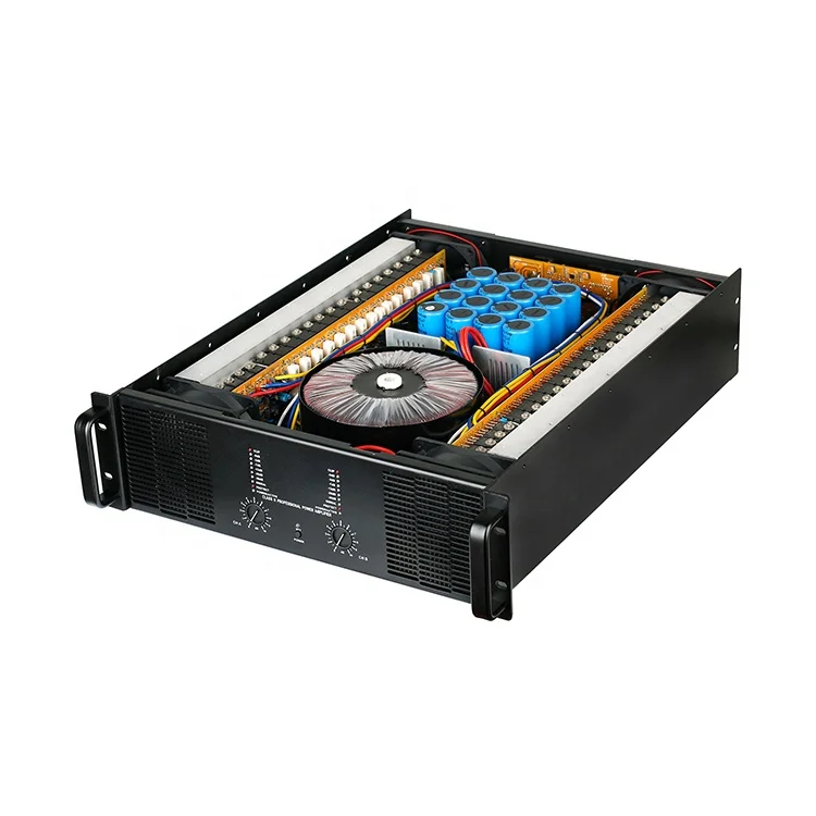 High Power Class H 3U Professional Amplifier for Audio Sound Systems CA Series