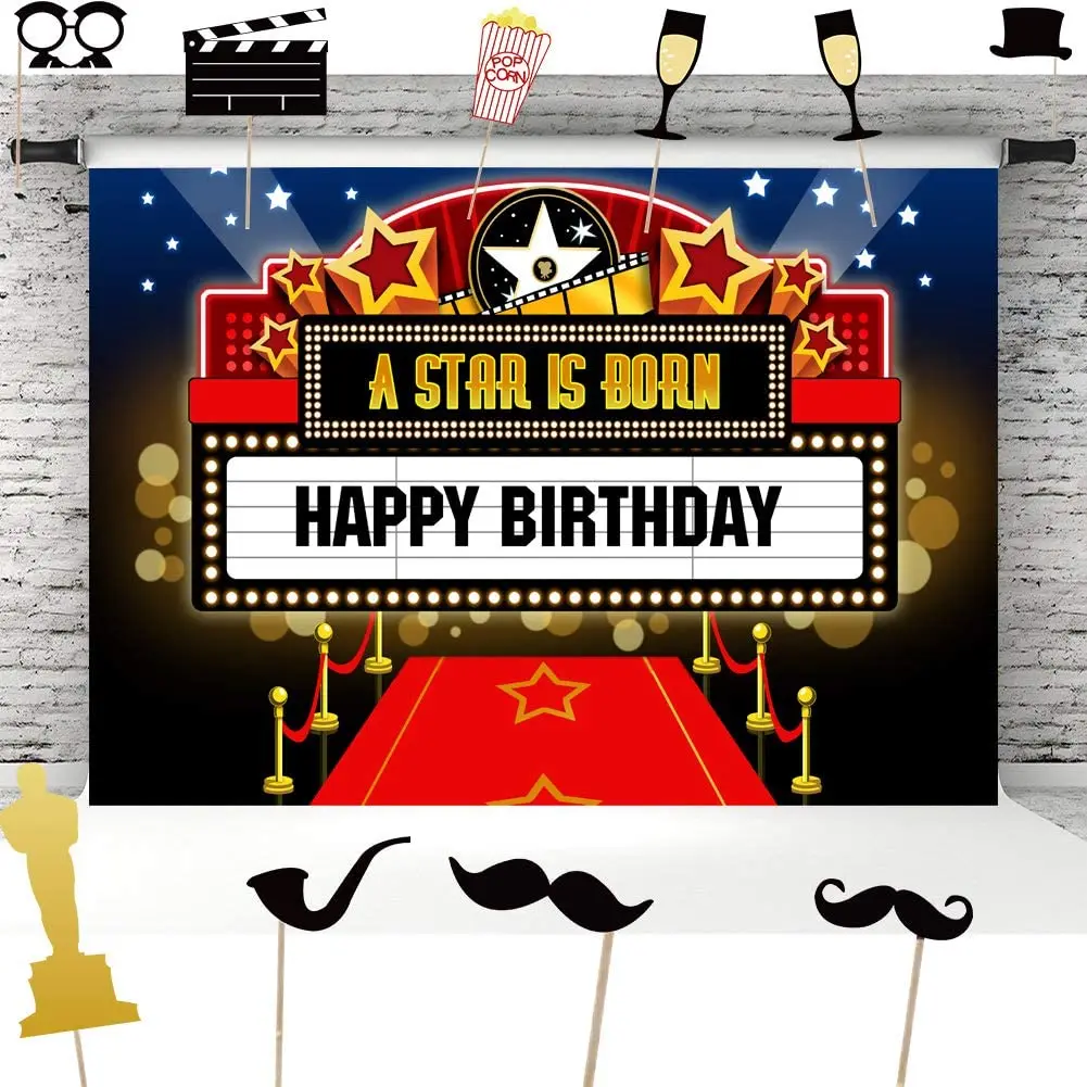 Movie Theme Photography Backdrop Photo Props Diy Kit Dress-up And Awards  Night Ceremony Photo Booth Background Event Decorations - Buy Movie Themed  Photography Background,Awards Gala Photo Booth Background,Vintage Clothing  Birthday Party Supplies