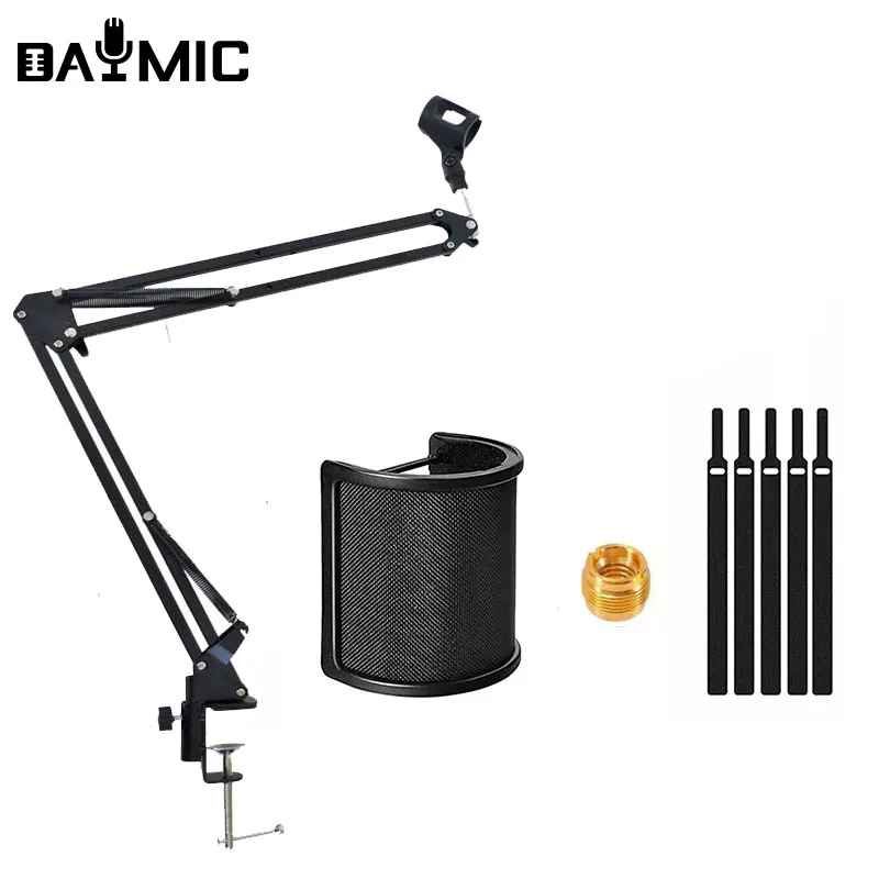 Wholesale Microphone Arm Stand Microphone Boom Scissors Clamp With Mic