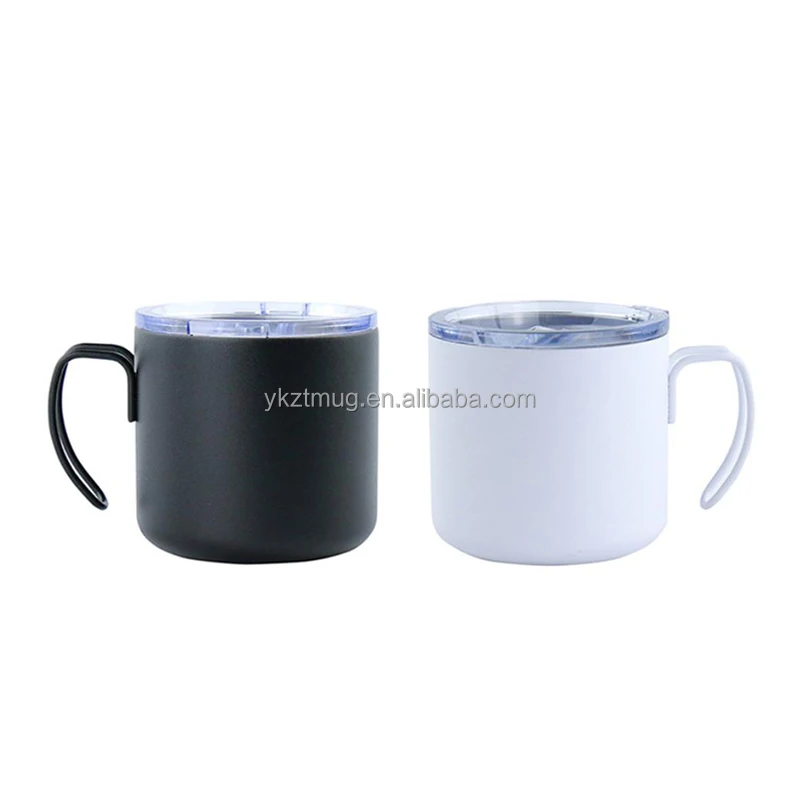 12oz Outdoor Powder Coated Double Wall Stainless Steel Vacuum Reusable ...