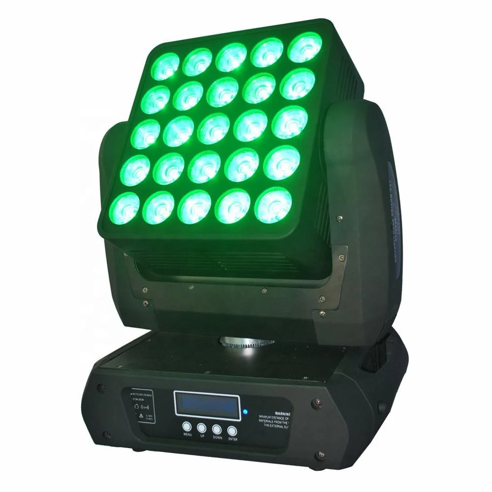 best products 5x5 panel LED Matrix Light 25x10W RGBW 4in1 Moving Head Light for dj disco