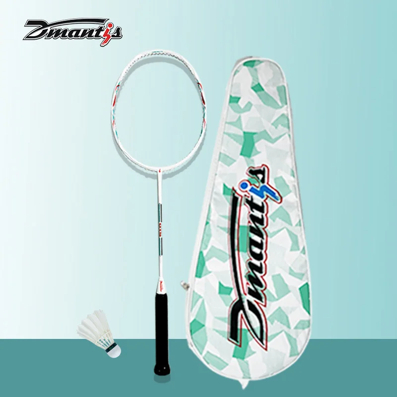 New Design Graphite High Carbon Badminton Racket Professional Top Badminton Racket with Cover Bag