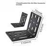 2 pieces of universal stainless steel brackets
