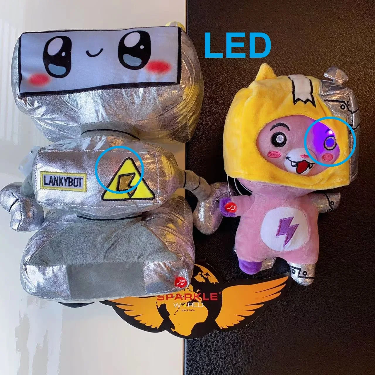 sticky and canny lankybox plush