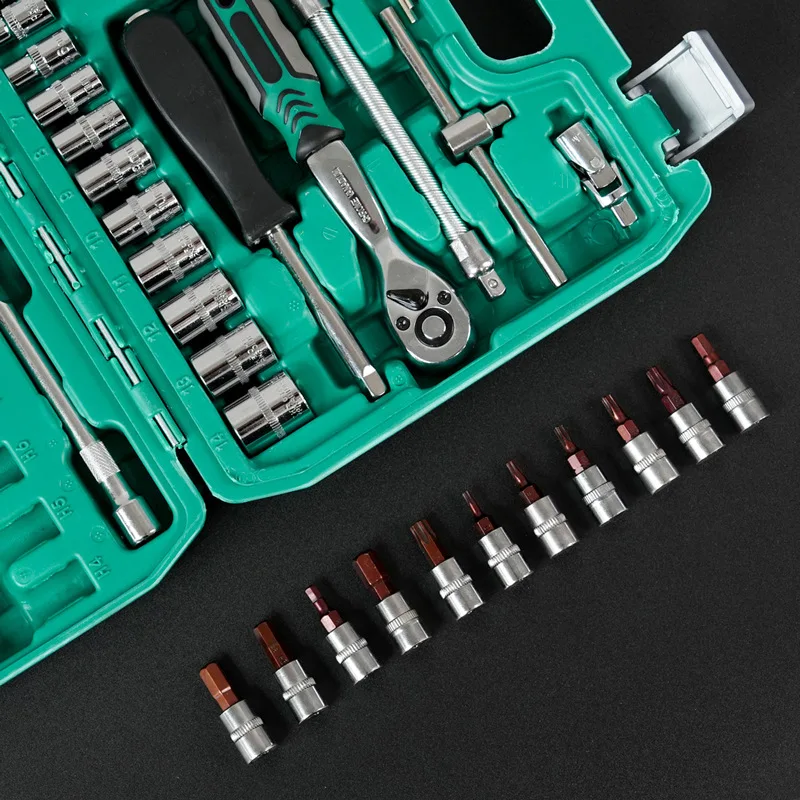 Ratchet Electric Screwdriver Socket Set 38 In Labor-Saving Ratchet