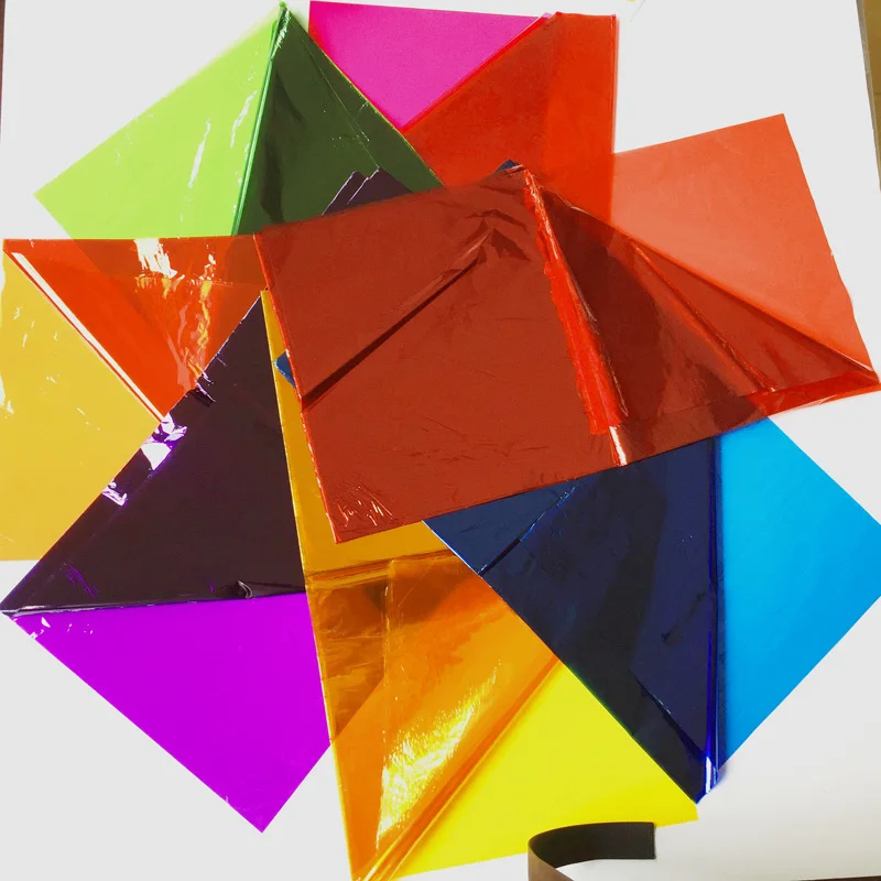 Colorful Transparent Cellophane Paper Glass Paper for Wrapping