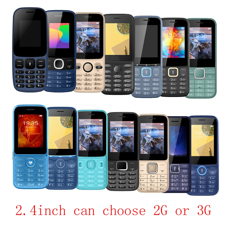 Telefono Mobile 4 Sim Card Triple 3 Sims Feature Phone Oem Cheap Cellphones Celulares China  Feture  4Sim Card Phone