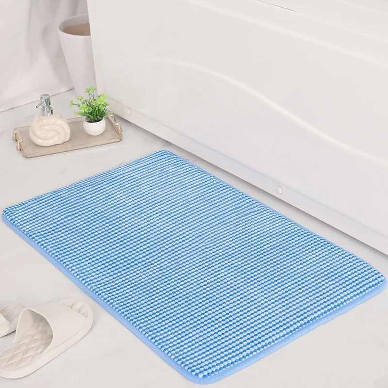 Multi-size Multi-color Customizable Kitchen Living Room Bath Room Toilet Surface Quickly Drying Bathroom Mat