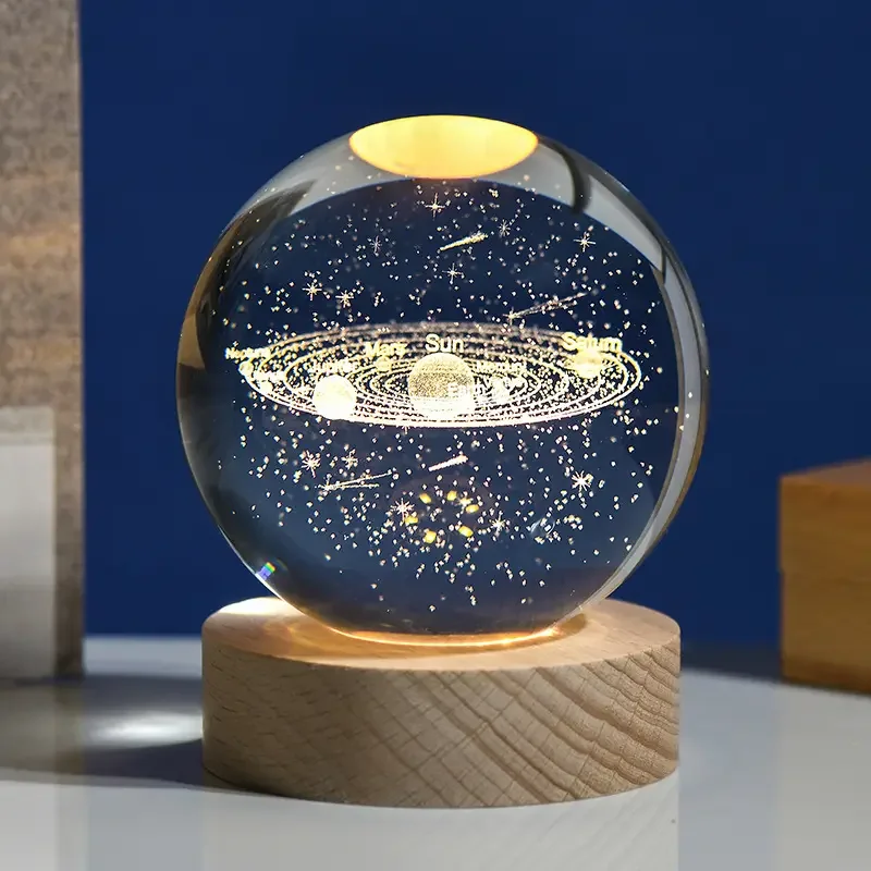 solar system sphere paperweight