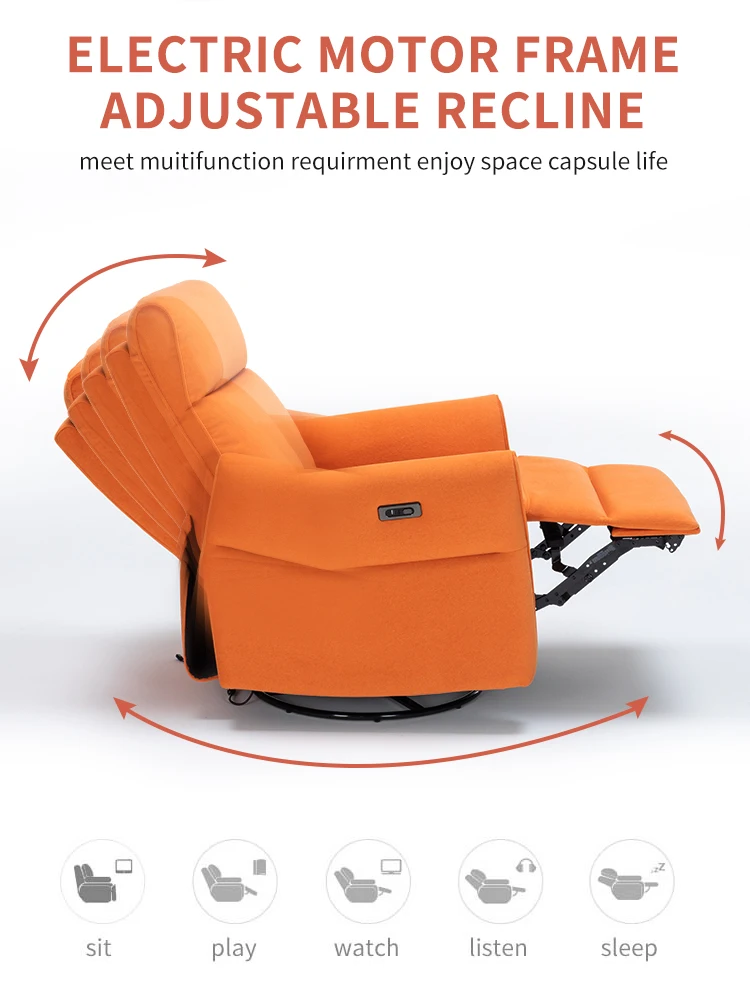 Ruibao Single Seater Function Couch Sofa Modern Leather Power Electric