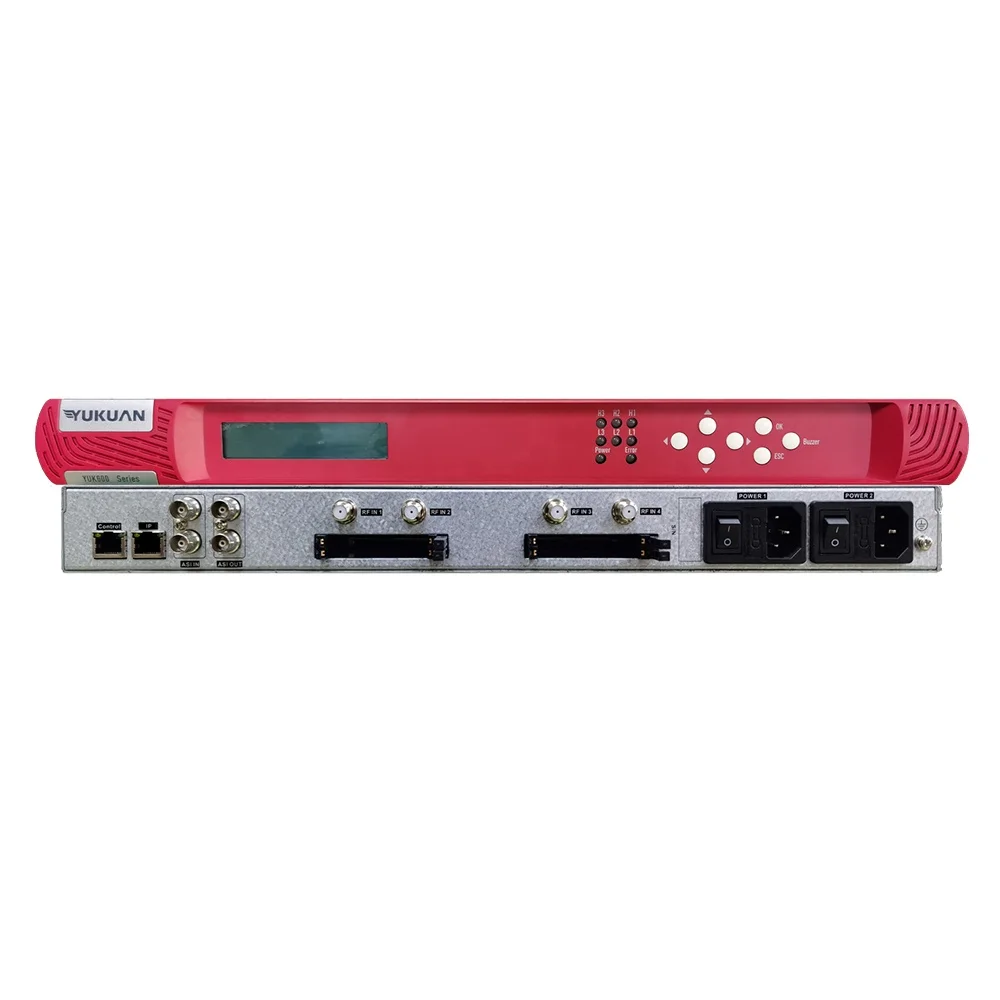 Digital TV Headend Device DVB-S2 Satellite Receiver Decoder IRD with 4 CAM CI Slots with 8 Smart Cards