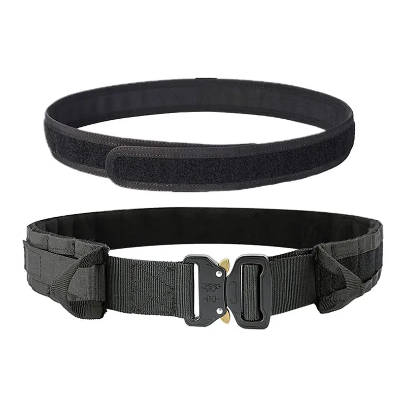 Practical High Density Material Tactical Belt Outdoor Multifunctional Detachable Adjustable Belt Set for Tactical