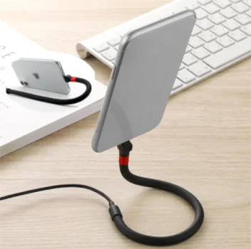 Flexible Date Cable  Lazy Bracket USB  Male to Female Extension Gooseneck Flex Metal Stand Cable