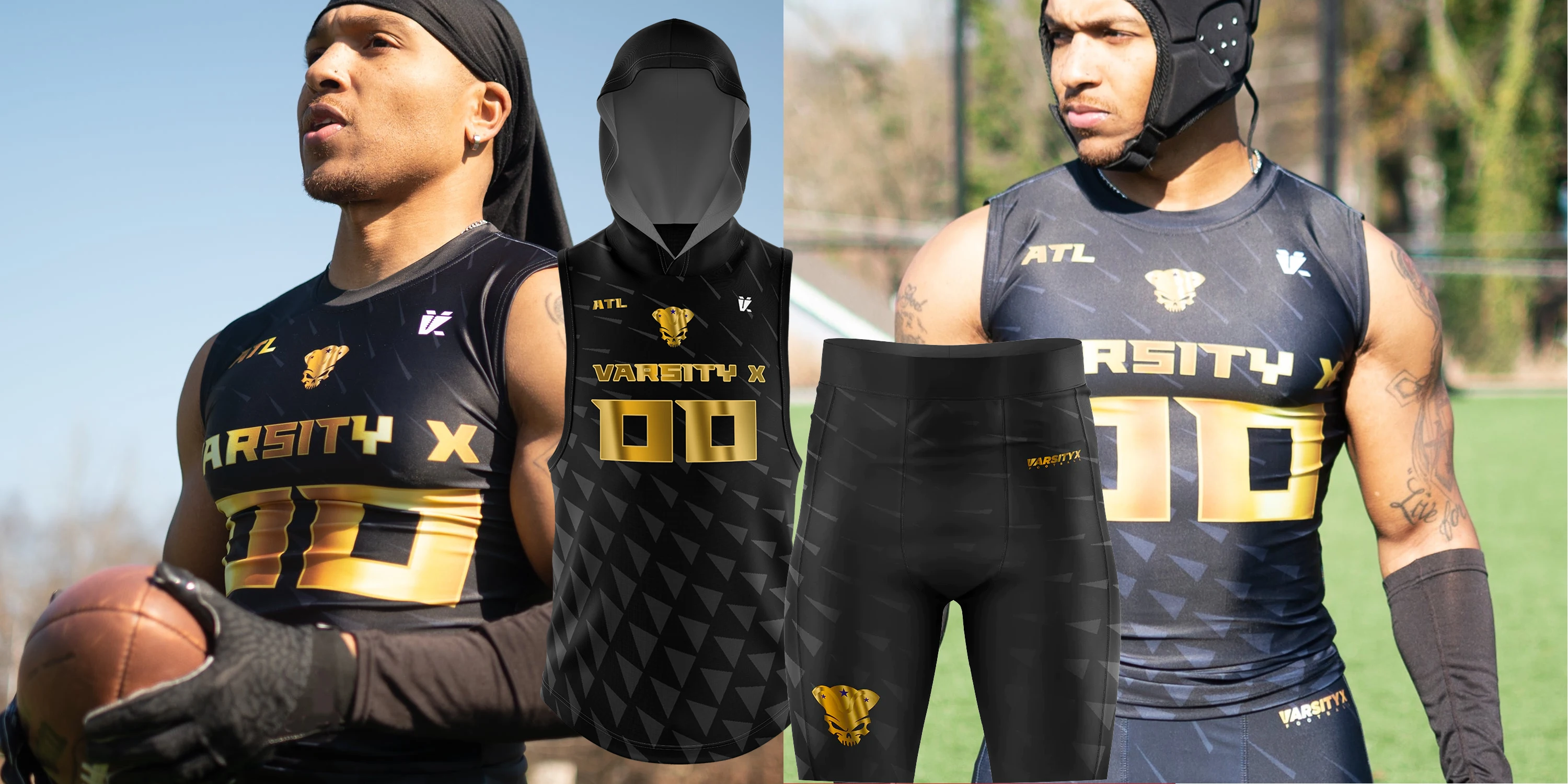 Source sublimated 7v7 football uniform compression wear 7 on 7 football  uniform vafir industry uniforms on m.