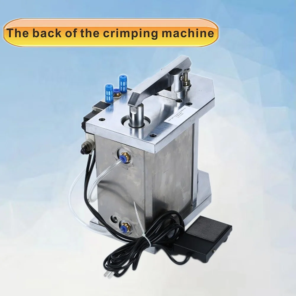 Shenzhen fiber pneumatic industrial crimping machine fiber  connector  cable automatic crimping machine