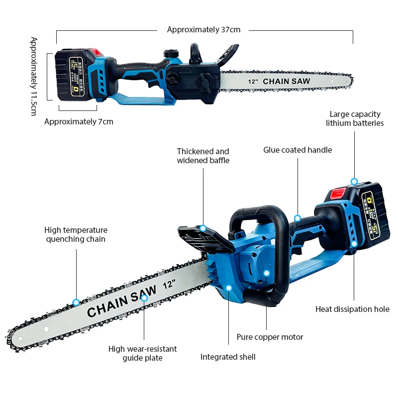 DTWA2-0055 the Factory Is Selling Like Hot Cakes 600W 12" Zomax Chain Saw 070 at Chainsaws