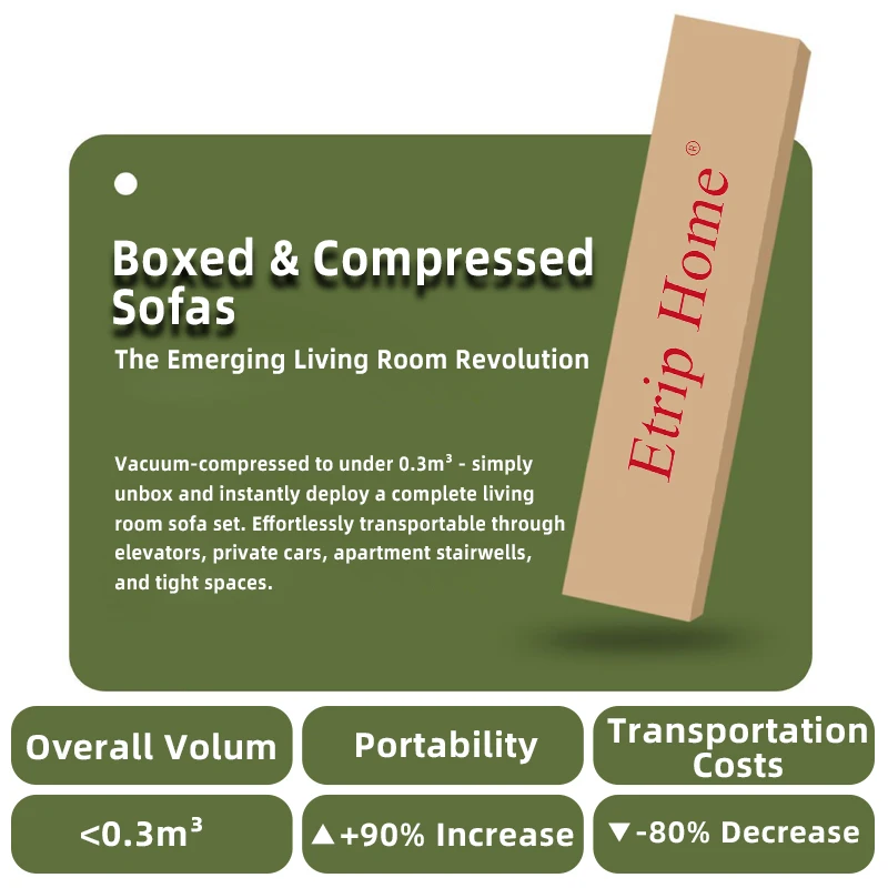 Furniture Design Modern Compression China Frameless Boneless Memory Foam Luxury Sofa Set of Sofas for Sale