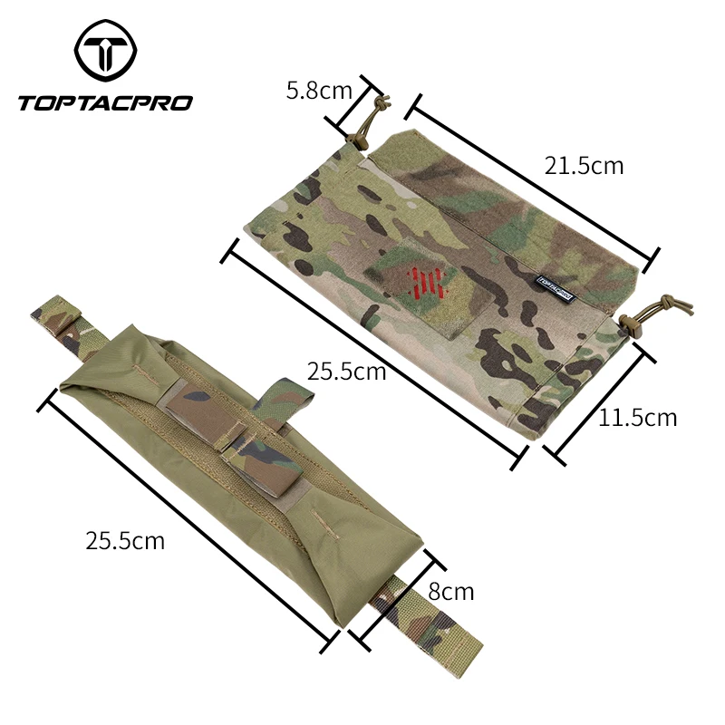 TOPTACPRO Tactical Roll 1 Trauma Pouch - Emergency Rescue