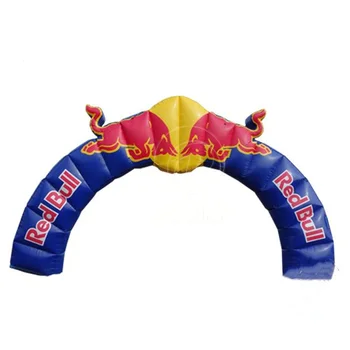 Red Bull Advertising Promotes High Quality Pvc Material Inflatable Arch ...