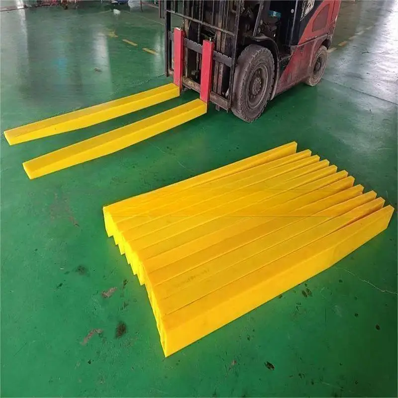 Heavy-duty Custom Forklift Fork Cover Strong Polyurethane Plastic ...