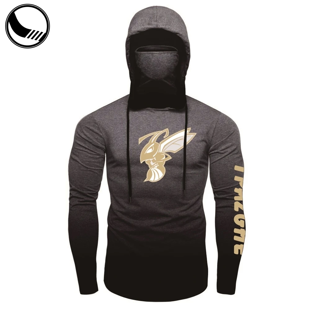 Bulk Winter Cheap Embroidery Custom Plain Anime Hoodie With Gaitor for Wome