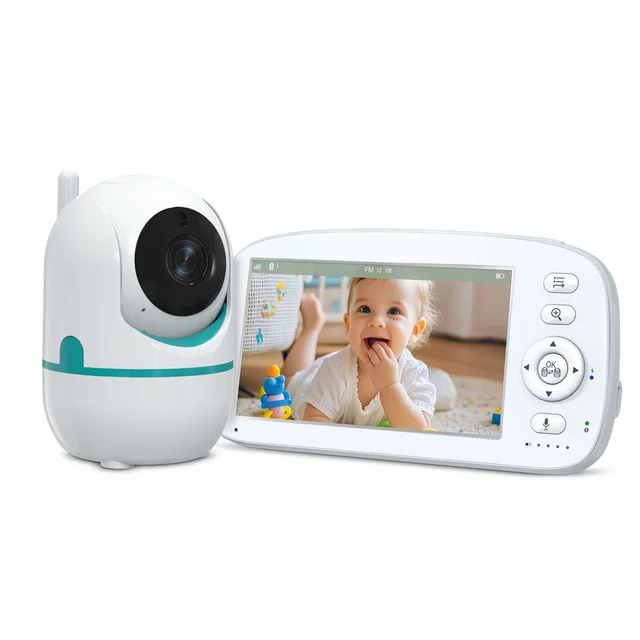 Privacy Protection 2.4GHz FHSS 1000ft Wireless Two Way Talking Babyphone Baby Shower Gifts VOX Video Baby Monitor Camera 2025