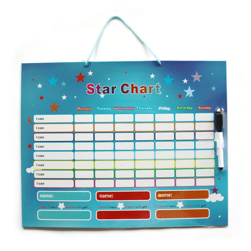Custom Thick Reward Chart Board Tasks Reward Behavior