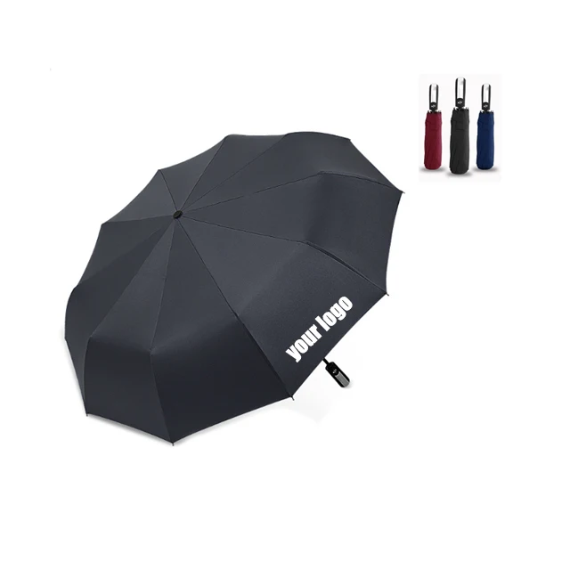 Portable Auto Anti-UV Umbrella 3 Folding Sun Rain Protection Windproof N4Y2 