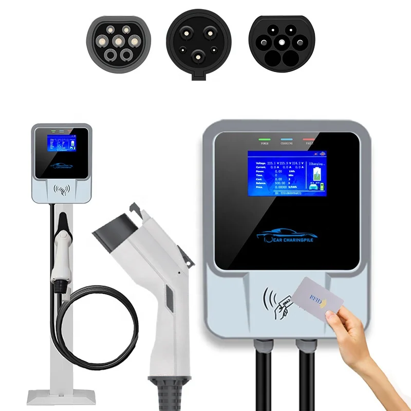 Wholesale Ev Charging Station Home Charge Current Control 1 Phase 22kw