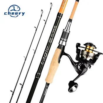 Yu Mingcatcher Carbon Lure Rod Set with Super Hard Cork Handle 1.8m-2.4m Sizes Straight Design for River & Sea Fishing – Hard Lure – view 2