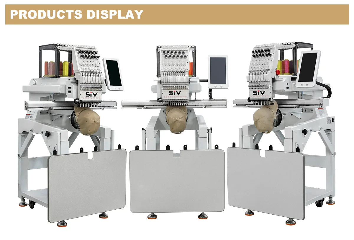 High Speed Computerized Embroidery Machine Single Head Embroidery