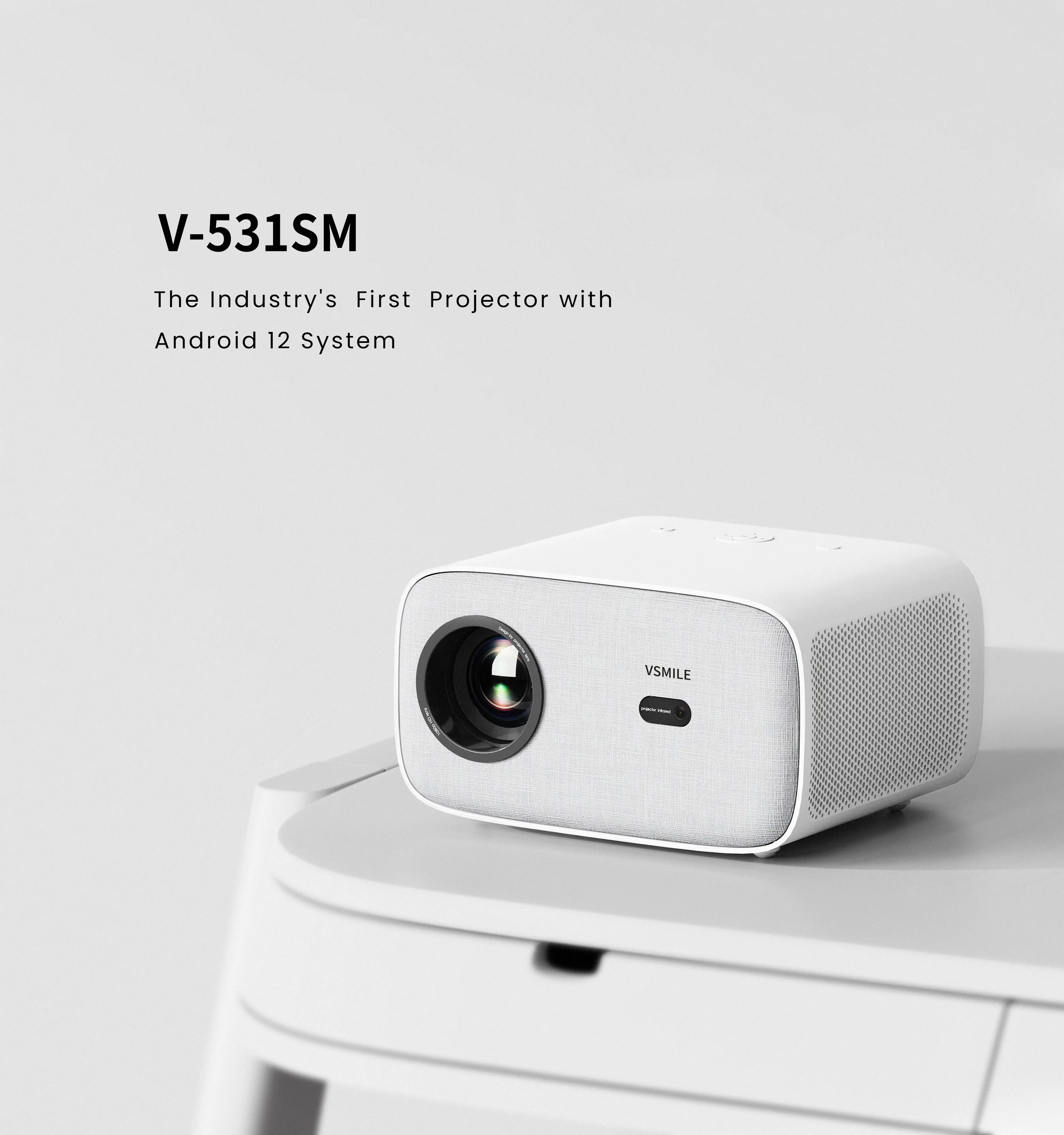Auto Focus 400ANSI Lumens 4K Native 1080P Resolution Smart 2.4&5G Dual Wifi Home Use Mini Portable Wholesales Price Projector