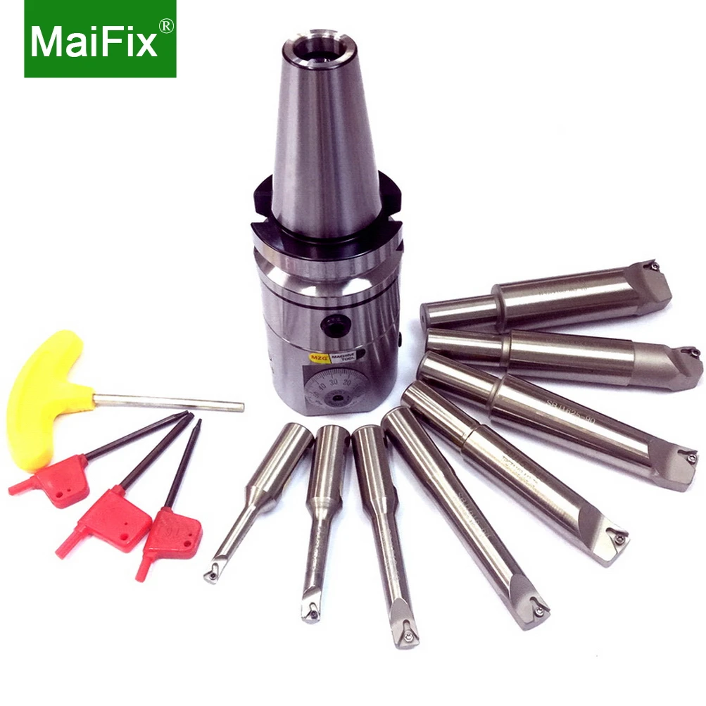 Maifix NT40-SBJ16-55-12P Регулируемый фрезерный инструмент для конических фрез микро чистовой резец тонкой барные сеты NBJ16 Расточная Державка