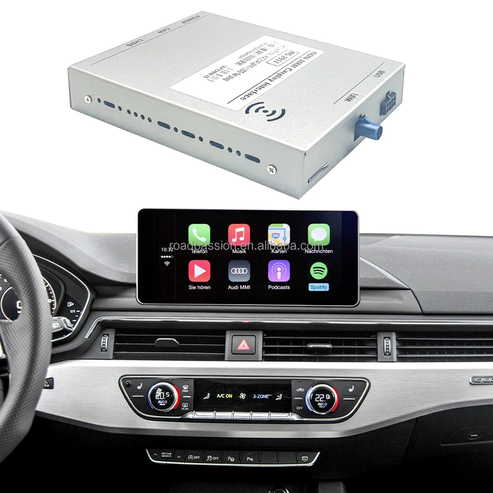 Car Original Screen Retrofit Carplay Wireless Adapter For Audi A5 B9