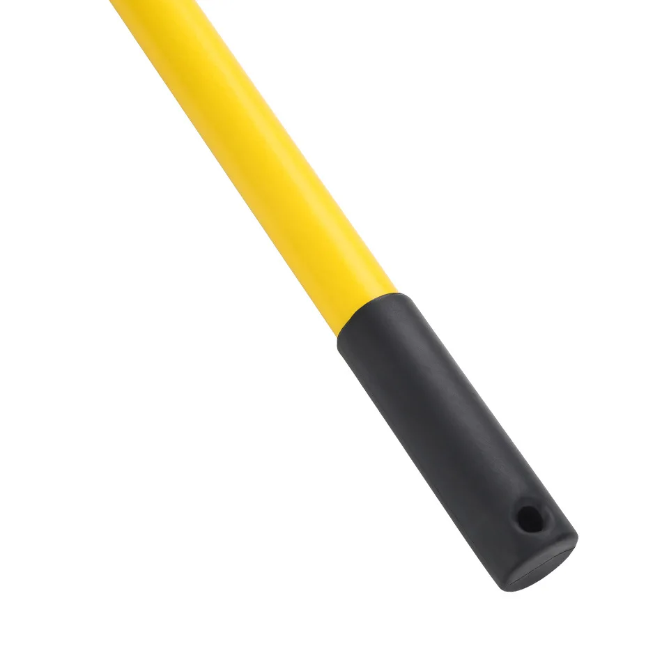 Sturdy 2-Section Aluminum Telescopic Fiberglass Extension Pole with Adjustable Metal Threaded Tip and Plastic Twist-On Adapter