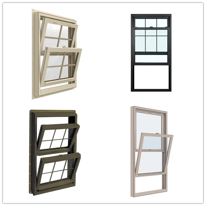 Prefabricated Windows And Doors Customized Aluminum Double Hung Window