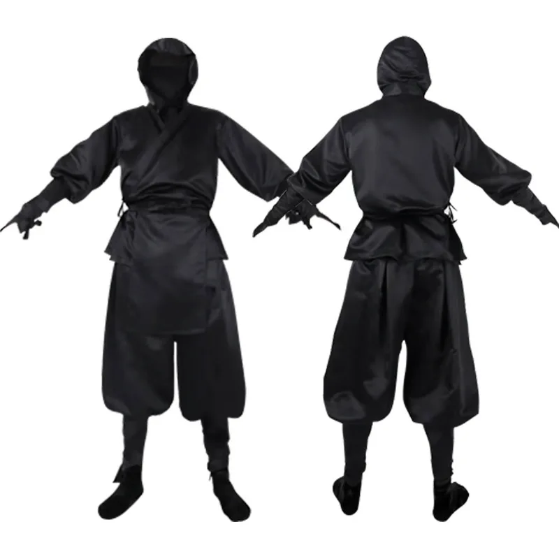 Classic Japanese Adult Halloween Costumes Anime Clothing Black Ninja ...