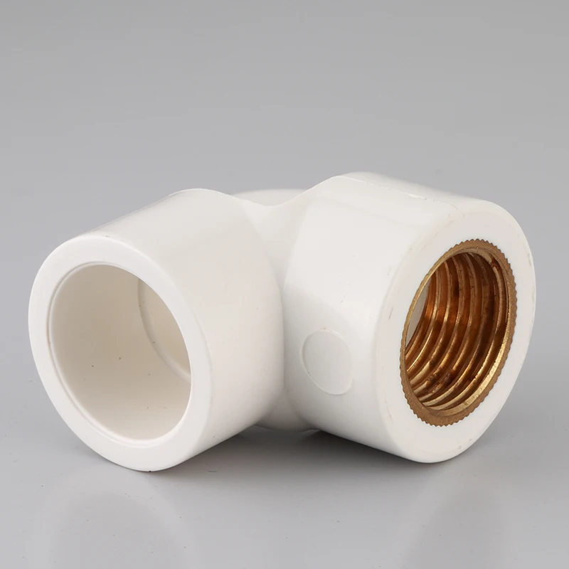 Factory Custom Seamless Plastic Pvc Pipe Fitting 90 Degree Female Elbow Brass Pvc Plumbing Pipe