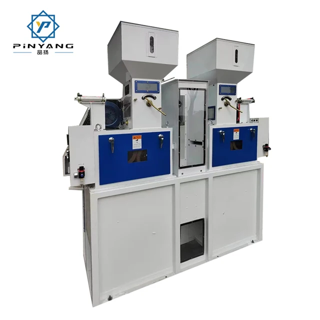 PinYang MLGT25*2 High-Yield Rice Husker Mill 6-8TPH Efficient Double Body Paddy Husking Machine Paddy Rice Dehuller