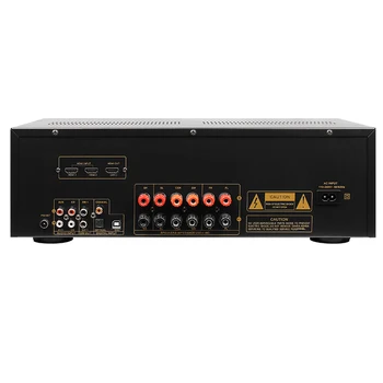 Tecno Sonido LC - Hyper Sound AV 6188 Amplificador 5.1 de potencia  profesional. Cuenta con conexión Bluetooth, Radio FM y AM, 2 entradas HDMI,  óptico coaxial, AUX, DVD, canal de graves. ✔️Fácil