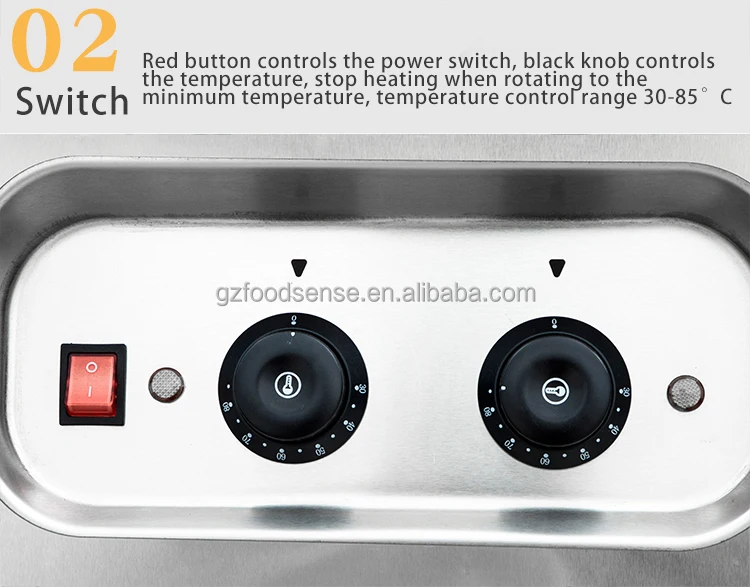 Commercial 2 Holder Electric Dish Warmer / Electric Plate Warmer Cart