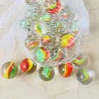 20 Beads 20 Pieces Of Glass Marbles Decorations Crafts Game Consoles Glass Beads Children's Toys Glass Beads
