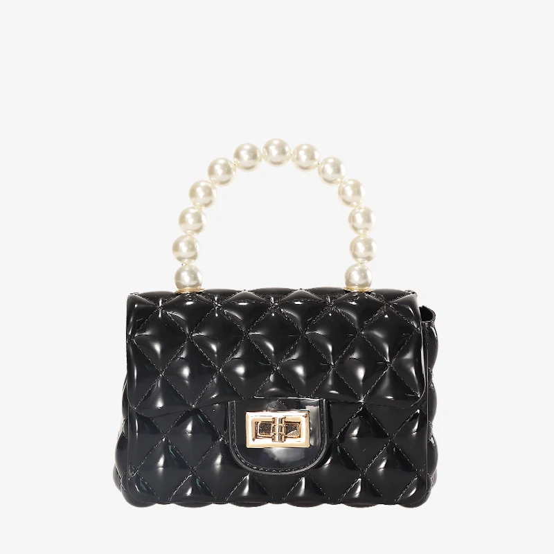 small black designer bag